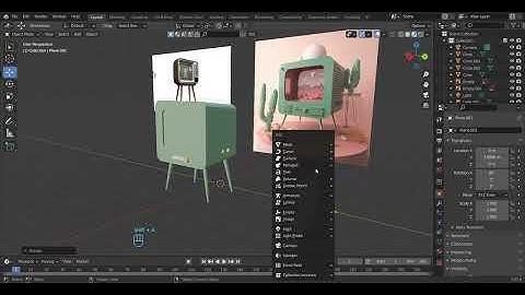 Blender for beginners: Create a vintage tv