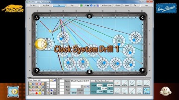 Clock System Drill 1 - Aiming System - Pool & Billiard training lesson