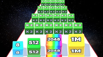 Jelly Run 2048 vs Number Master - ASMR Gameplay (Satisfying Mobile Games)