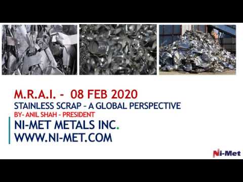 STAINLESS SCRAP A GLOBAL PERSPECTIVE FEBRUARY 2020