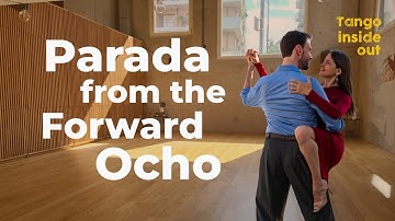 Parada from the Forward Ocho Vol. 2 | With Eiffel Tower Position + Half Turn Exit | Tango Basics
