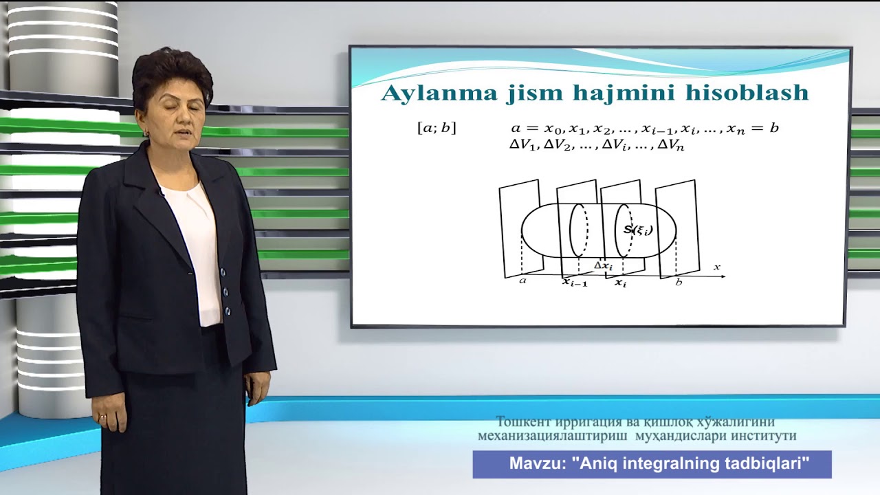ANIQ INTEGRALNING TADBIQLARI