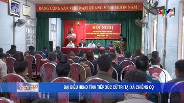 Đại biểu HĐND tỉnh và thành phố tiếp xúc cử tri xã Chiềng Cọ