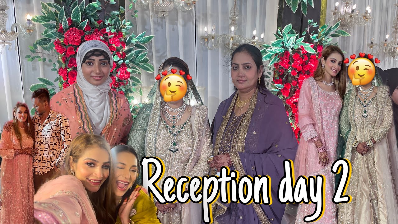 Reception day |Zada family ko dikha nhi Pai itne bade hall me|😓enjoy with family 