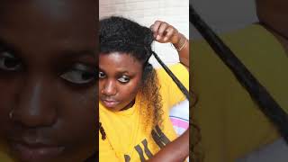 Low Maintenance Protective Hairstyle: Criss Cross Braids For Natural Hair!