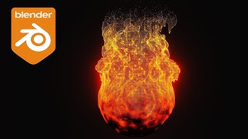 Blender Tutorial - Fire Simulation With Geometry Nodes