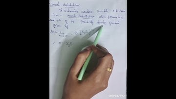 Normal distribution - Statistics II - PG TRB Mathematics # TRB polytechnic  exams