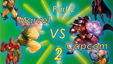 Marvel vs Capcom 2 PS2 Gameplay Part 2 (Capitan America-Jill-Iceman)