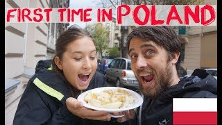 Polish Food! First Time Trying Pierogi  | Krakow Is Awesome