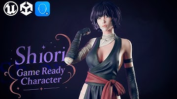Shiori - Game-Ready Character┃ Video Preview ┃