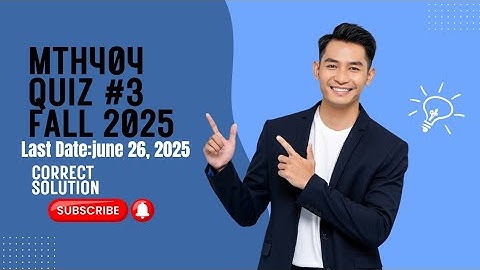 Mth404 l Quiz # 3 l VU l by The Learning Vault l last date 26 June, 2025 l