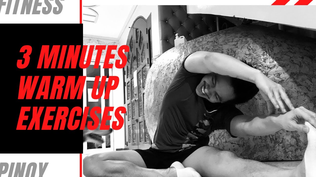 3 minutes WARM UP exercises | EASY to follow - YouTube