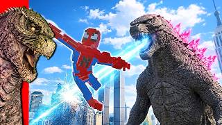 Can Spiderman Escape Godzilla's Atomic Beam?