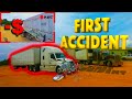 My First CDL Semi Truck Big Rig ACCIDENT | Caught On DASH CAM | Police Get Called | Freightliner OTR