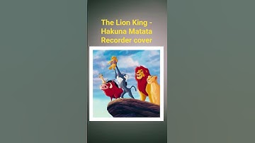 Thumbnail of The lion king hakuna matata recorder cover