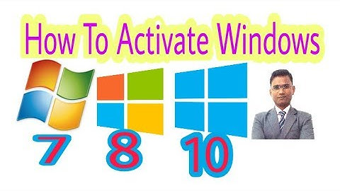 how to activate windows 7/8/10 without product key ? video by Online Professional Classes
