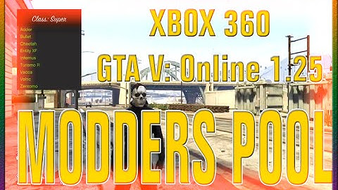 PATCHED GTA V 1.25 ONLINE Modders Pool | AMFMods | XBOX 360