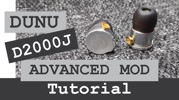 DUNU D2000j MMCX detachable cable mod Tutorial