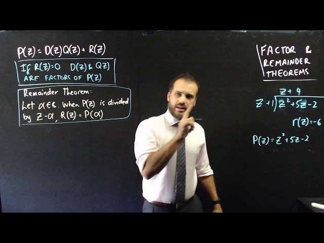 Factor & Remainder Theorems: Proof and Application