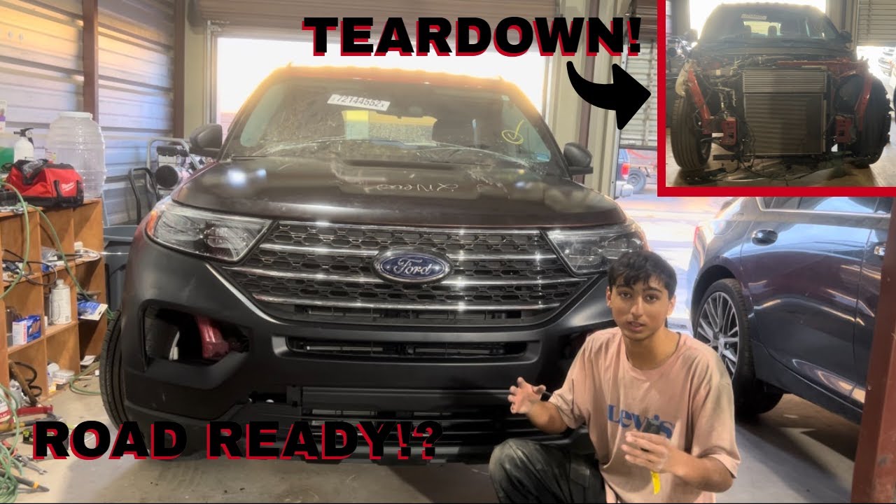 Rebuilding A Wrecked 2022 Ford Explorer Part 1