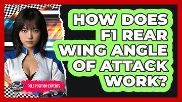 How Does F1 Rear Wing Angle Of Attack Work? - Pole Position Experts