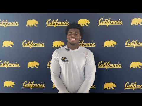 Cal Football: Solomon Williams Media Availability (4.10.2026)