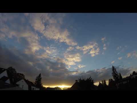 Sonnenuntergang Waidmannslust Oktober