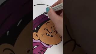 The Casagrandes Ronnie Anne Santiago Ice Skating Coloring Book Page