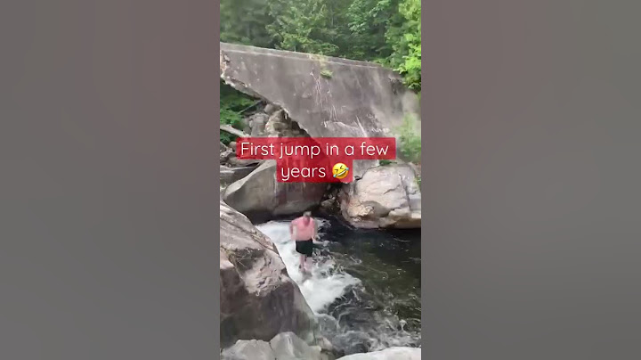 Jumping off the old dam! #adirondacks #summertime #summer #swimming #adks