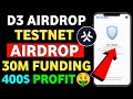 D3 Global Airdrop Guide || D3 Global Airdrop Day 1 Badge || D3 Global New Airdrop Today