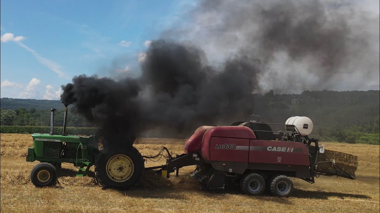 John Deere 4620 Burning it Down