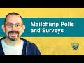 MAILCHIMP POLLS AND SURVEYS  // Add Dynamic Elements in Your Campaigns to Gain Feedback