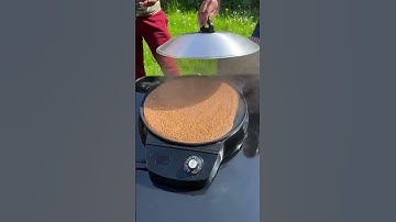 Making Ethiopian Injera #shorts