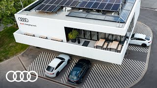 Audi Werksabholung und Audi charging hub