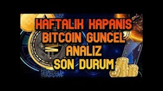 Bi̇tcoi̇n De Haftalik Kapaniş Nerede Gelmeli̇.bi̇tcoi̇n Yataya Bağladi.