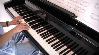 Leonard Cohen - "Hallelujah" played on piano chords