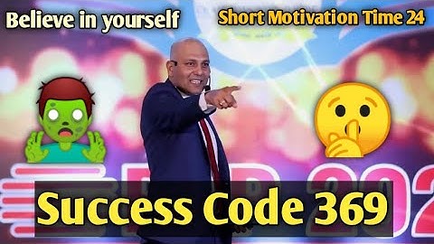 Success Code 369 By Harshvardhan Jain Motivational | Don