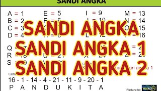 Sandi Angka, Sandi Angka 1, Sandi Angka 2 - prasmaja tv