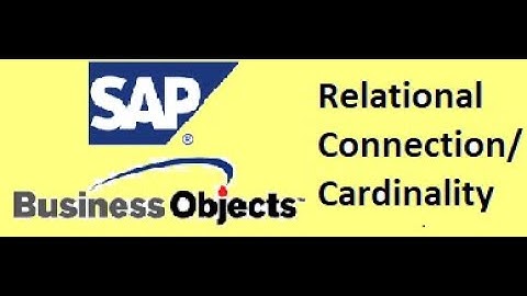 SAP BO Universe Designer Interview Questions-UDT IDT(Relational Connections/Cardinality)