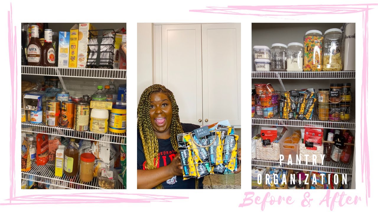 SMALL PANTRY ORGANIZATION BEFORE AND AFTER! | BUDGET FRIENDLY | DOLLAR GENERAL & TJ MAXX