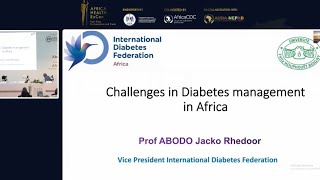 Challenges in Diabetes management in Africa / Prof ABODO Jacko Rhedoor 