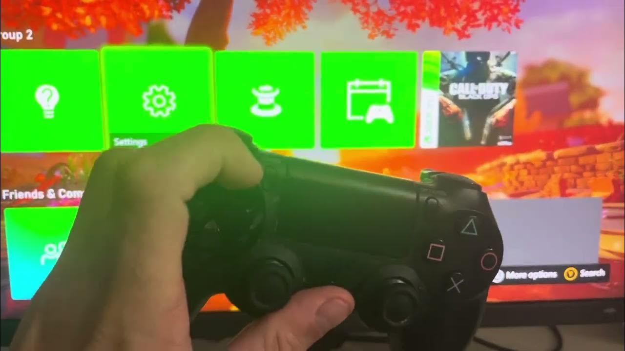 Xbox series x s how to setup use ps4 controller tutorial 100 