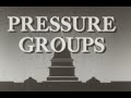 &quot; PRESSURE GROUPS &quot; 1952 SPECIAL INTEREST LOBBYING &amp; POLITICAL PRESSURE GROUPS FILM  XD72454