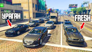 GTA 5 ГОРОДСКАЯ МАСКИРОВКА  ВСЁ НЕ ПО ПЛАНУ И НАЧАЛИ ТРОЛЛИТЬ ДРУГ ДРУГА! ВОДИ КАК БОТ И ВЫИГРАЙ!