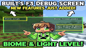 | Update van het F3-debugscherm van Built! | Minecraft Bedrock-editie [MCPE/Xbox/PS/Switch/PC]
