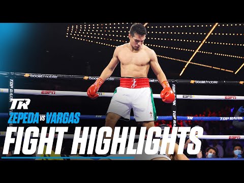 Jose Zepeda Stops Josue Vargas in 1st Round with the Knockout of the Year Nominee | FIGHT HIGHIGHTS