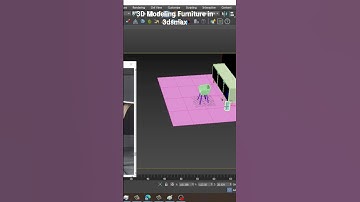 Create 3D Modeling Furniture in 3dsmax | How to Model it. #3d #interiordesign