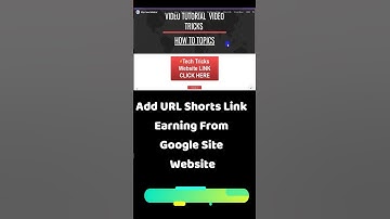 Blogspot Tubes : How To Ads Link Add on Google Site For Earning Adsterra Direct Link (Video 07)