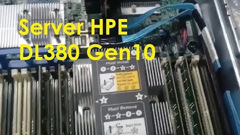 UNBOX DL380 Gen10 PN.826565-B21 Chek HDD and add Memory