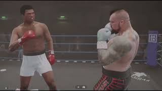 Undisputed Muhammad ali vs Eddie hall (Ali knocks out Eddie) #muhammadali #boxing #miketyson